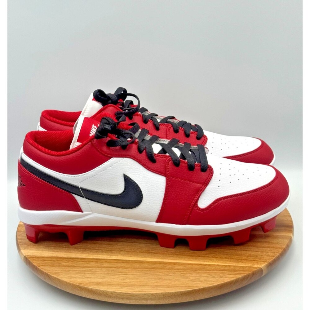 NIKE Air Jordan 1 Retro MCS Low Chicago Baseball Cleats Men's Size 14 CJ8524-611